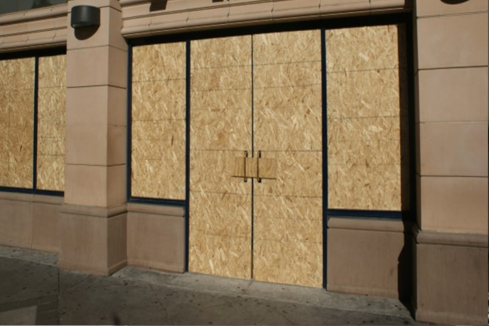 Boarding Up in Swanscombe, Ebbsfleet, DA10